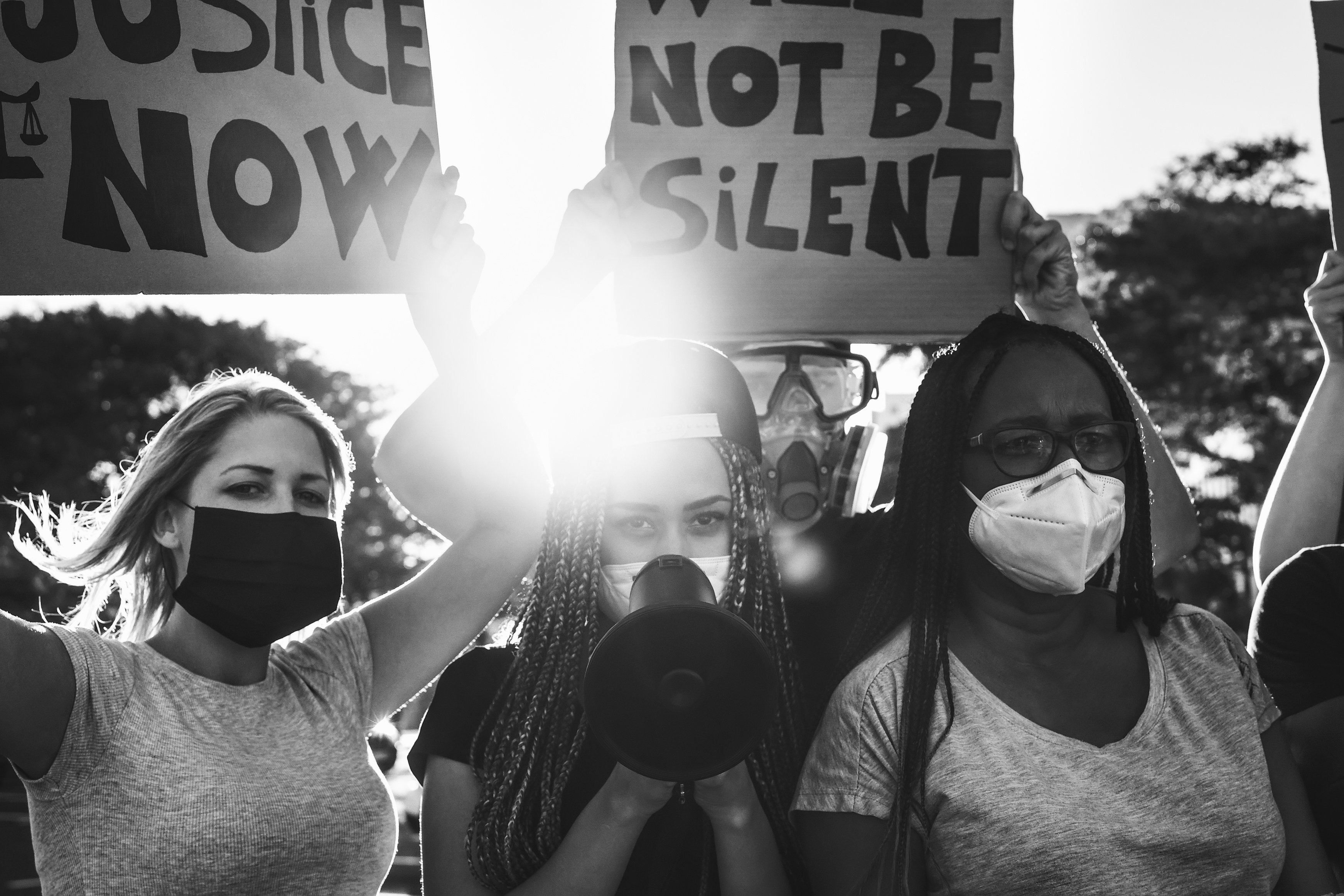 Black Lives Matter Activist Movement Protesting against Racism 